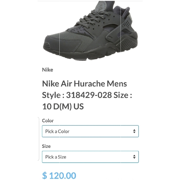 Nike Air Huarache. Size 10 - Picture 2 of 10